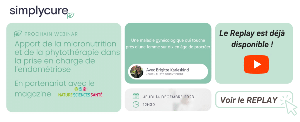 Lien du Webinar de Brigitte Karleskind sur l'endométriose